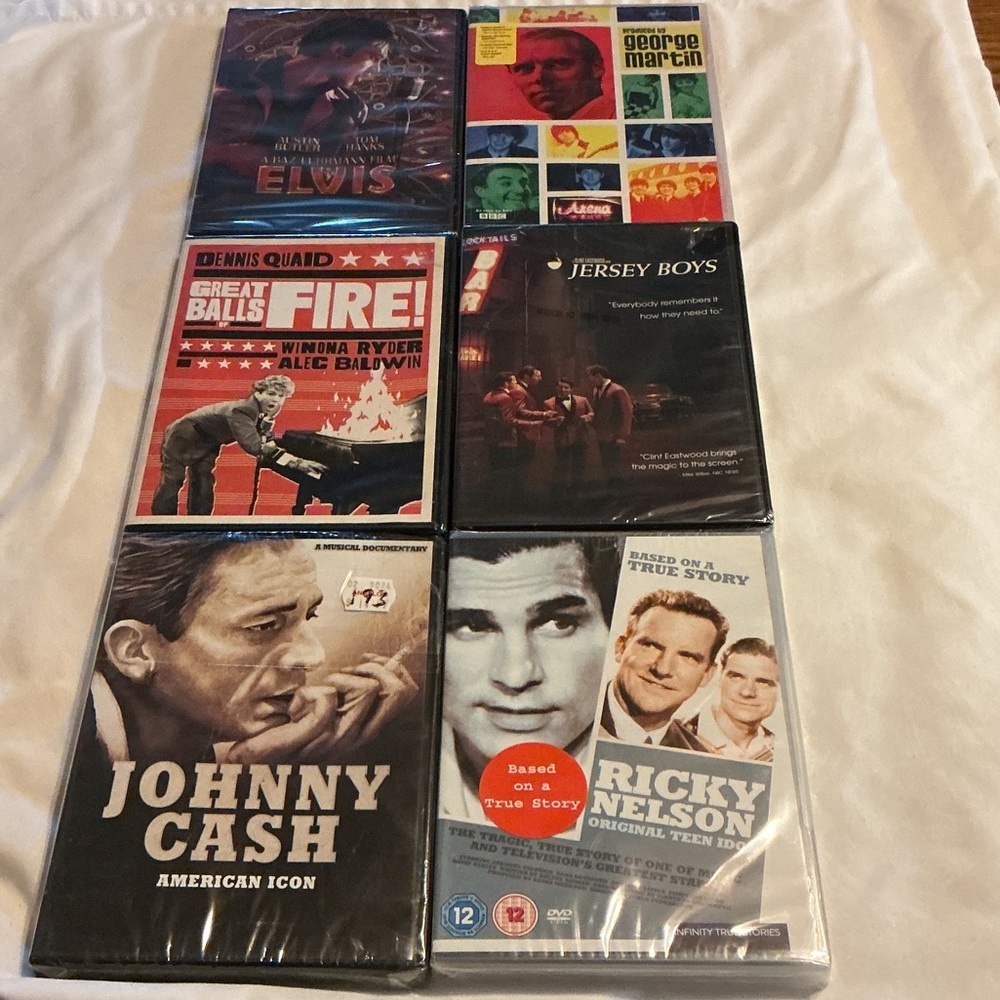 NWT Classic Music & Biopic DVD Collection - original sealed packaging